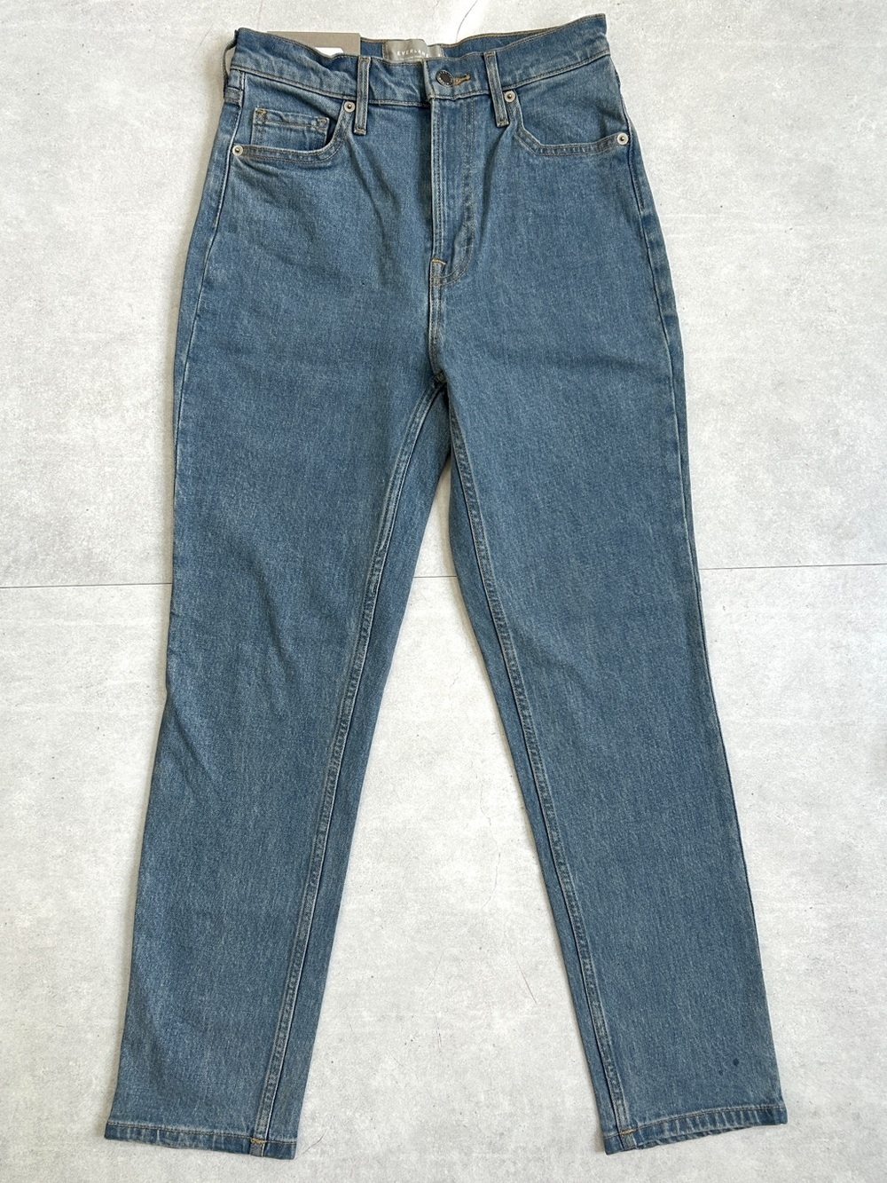 NWT Everlane The Original Cheeky Jean Stone-Washed Sky, High Rise, Straight, 24 - Picture 16 of 16